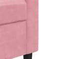 Miniatyrbild 8 av 9: vidaXL Fåtölj Rosa 60 cm sammet