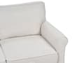 Miniatyrbillede 9 af 11: Sofa Lys beige stof Træramme Svingfjedre Stue 2 sæder moderne stil Stue Opholdsrum
