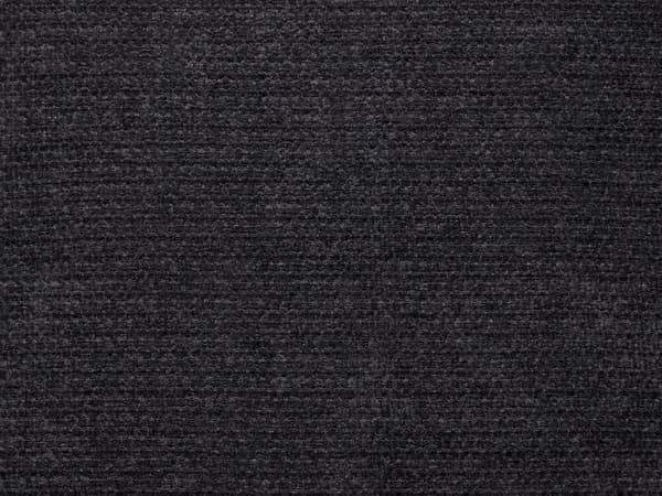 Sofa sort 3-personers polstret stof med dekorative hynder bred Skandinavisk stil moderne
