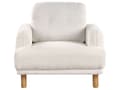 Miniatyrbilde 7 av 11: Sofagruppe 3-seters Sofa Lenestol Beige Boucle Treben Loveseat Retro Minimalistisk