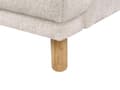 Miniatyrbilde 11 av 11: Sofa Hvit Boucle Stoff 3-seters Loveseat Retro Minimalistisk Stuemøbler
