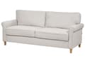Miniatyrbilde 6 av 11: Sofa Lysebeige 3-seters Stoff med treramme Polstret sete Stue Moderne design