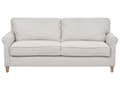 Miniatyrbilde 1 av 11: Sofa Lysebeige 3-seters Stoff med treramme Polstret sete Stue Moderne design