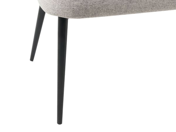 Sofabænk Lysegrå Polyester 2 Personers Køkkensofa Sofa Blød Design Højrygget