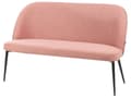 Miniatyrbillede 4 af 9: Sofabænk Lyserød Polyester 2 Personers Køkkensofa Sofa Blød Design Højrygget
