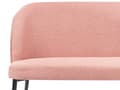 Miniatyrbillede 6 af 9: Sofabænk Lyserød Polyester 2 Personers Køkkensofa Sofa Blød Design Højrygget