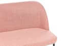 Miniatyrbillede 7 af 9: Sofabænk Lyserød Polyester 2 Personers Køkkensofa Sofa Blød Design Højrygget