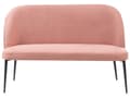 Miniatyrbillede 1 af 9: Sofabænk Lyserød Polyester 2 Personers Køkkensofa Sofa Blød Design Højrygget
