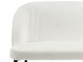 Miniatyrbillede 7 af 10: Sofabænk Hvid Boucle 2 Personers Køkkensofa Sofa Blød Design Højrygget
