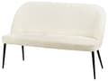 Miniatyrbillede 5 af 10: Sofabænk Beige Boucle 2 Personers Køkkensofa Sofa Blød Design Højrygget