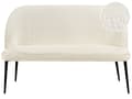 Miniatyrbillede 1 af 10: Sofabænk Beige Boucle 2 Personers Køkkensofa Sofa Blød Design Højrygget