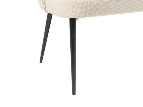 Sofabænk Lys Beige Polyester 2 Personers Køkkensofa Sofa Blød Design Højrygget