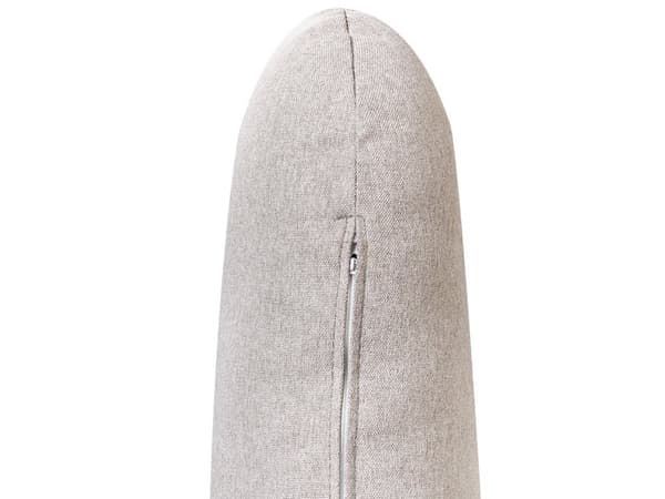 Hjørnesofa med Chaiselong Lysegrå Polyester 3 Personers Sofa L Formet Dyb Sofahjørne Siddemøbel Blød Stofsofa Højrevendt