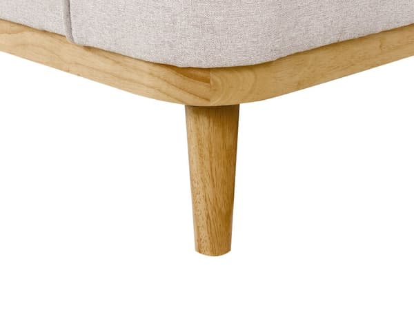 Hjørnesofa med Chaiselong Lysegrå Polyester 3 Personers Sofa L Formet Dyb Sofahjørne Siddemøbel Blød Stofsofa Højrevendt