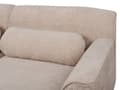 Miniatyrbillede 7 af 11: Hjørnesofa med Chaiselong Beige Chenille 3 Personers Sofa L Formet Dyb Sofahjørne Siddemøbel Blød Stofsofa Venstrevendt