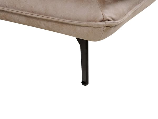 Hörnsoffa Ljusbrun Fuskmocka Tygklädsel Stoppad Metallben Höger 3-sitsig Soffa Ryggstöd Dekorativa Kuddar Modern Vardagsrum