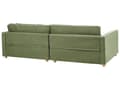Miniatyrbillede 6 af 11: Modulsofa Grøn Polyester 3 Personers Designer Blød Moderne Flyder Sofa Lav Ryg Stue Indretning Høj Kvalitet Stofsofa