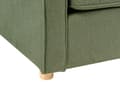 Miniatyrbillede 11 af 11: Modulsofa Grøn Polyester 3 Personers Designer Blød Moderne Flyder Sofa Lav Ryg Stue Indretning Høj Kvalitet Stofsofa
