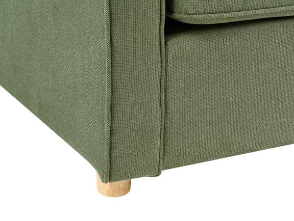 Modulsofa Grøn Polyester 3 Personers Designer Blød Moderne Flyder Sofa Lav Ryg Stue Indretning Høj Kvalitet Stofsofa