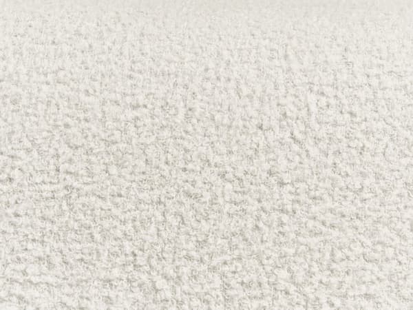 Sohva vaaleanbeige bukleekangas verhoiltu puu metallijalat kahdelle hengelle keittiön minimalistinen moderni tyyli