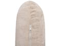 Miniatyrbilde 9 av 11: Høyre Hjørnesofa Beige Chenille Polstret Treben med Polstret Rygg