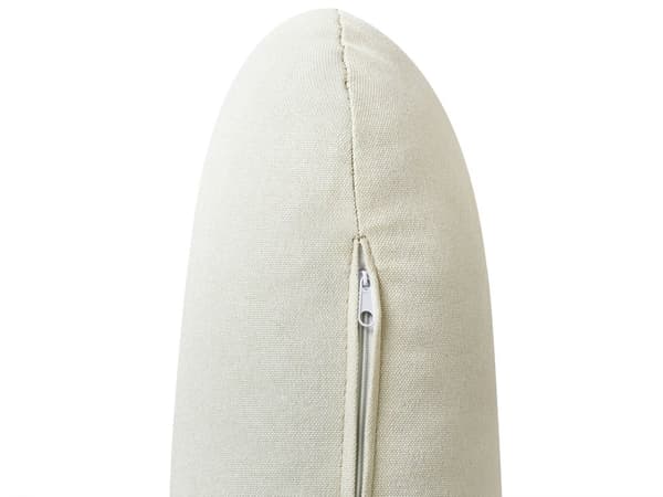 Vänster Hörnsoffa 3-sits Off-White Tyg Stoppad Tuftat Ryggstöd Träben Modern Stil Vardagsrum