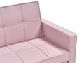 Miniatyrbilde 11 av 11: Sovesofa Rosa Sovefunksjon Polstret Ekstra Puter 3 Seter Moderne Stil Soverom