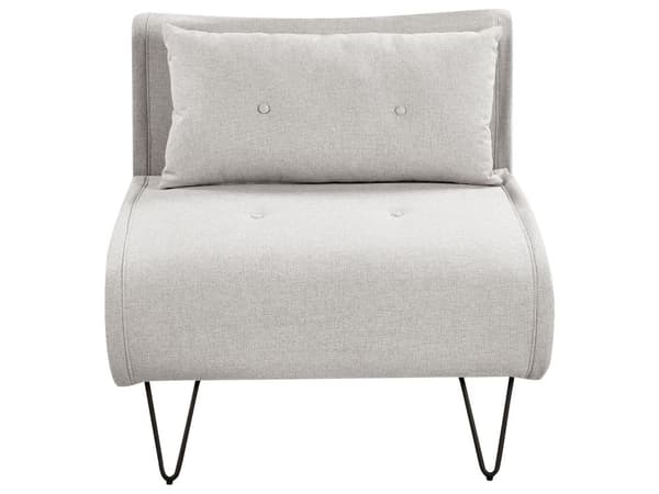 Sovestol Lysegrå Polyester 1 Personers Sovesofa Lænestol Seng Daybed Design Minimalistisk