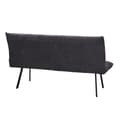 Pikkukuva 5 / 6: Sohva EDDY 160x65xK86cm, kangasverhoilu, metallijalat, harmaa