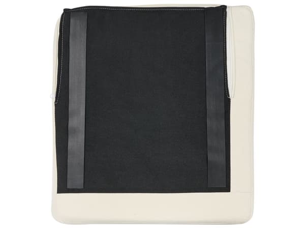 Soffa 3-sits Ljusbeige Stoppad Tuftad Ryggstöd Tjockt Vadderad Trä Ben Skandinavisk Minimalistisk Vardagsrum
