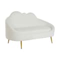 Miniatyrbild 1 av 6: Soffa DKD Home Decor Vit Senap Metall Moln Scandi 155 x 75 x 92 cm