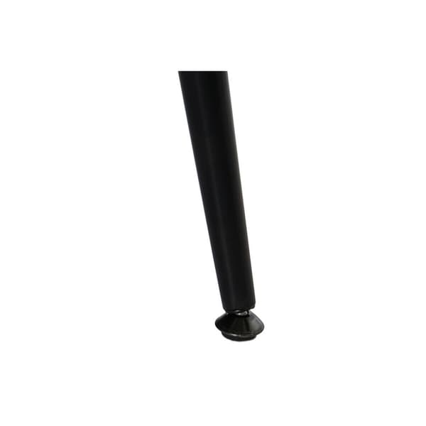 Soffa DKD Home Decor Svart Greige Skum Trä Metall Sammet Scandi 129 x 75 x 73 cm