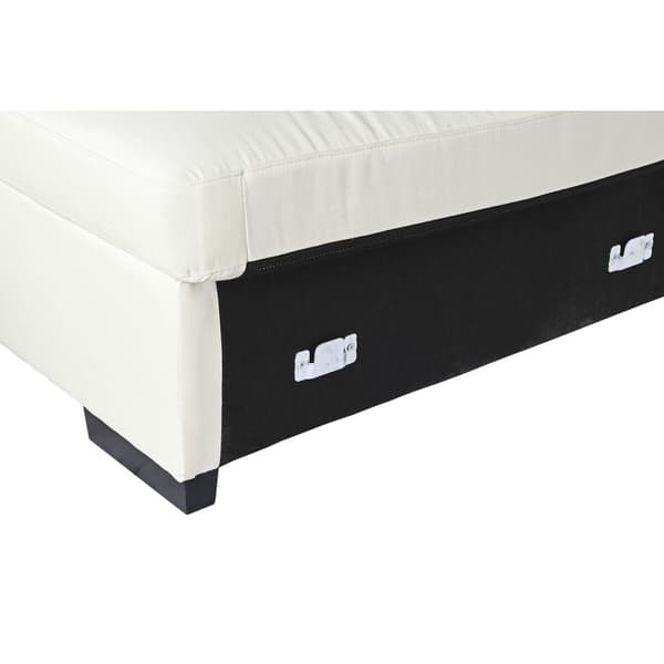 Schäslong DKD Home Decor Beige Kräm Trä Modern 386 x 218 x 88 cm