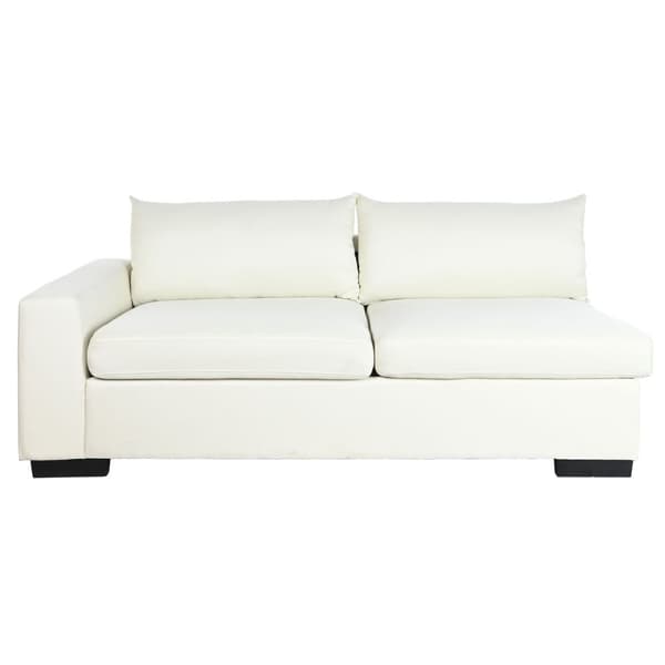 Schäslong DKD Home Decor Beige Kräm Trä Modern 386 x 218 x 88 cm