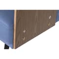 Miniatyrbilde 3 av 5: Sovesofa DKD Home Decor Svart Blå Metall Brun Polyester Evkalyptustre (203 x 87 x 81 cm)
