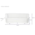 Miniatyrbilde 8 av 9: Sofa DKD Home Decor Hvit 193 x 92 x 79 cm