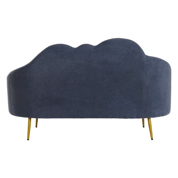 Sohva DKD Home Decor Sininen Kullattu Metalli Pilvet Scandi 155 x 75 x 92 cm