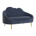 Pikkukuva 1 / 6: Sohva DKD Home Decor Sininen Kullattu Metalli Pilvet Scandi 155 x 75 x 92 cm