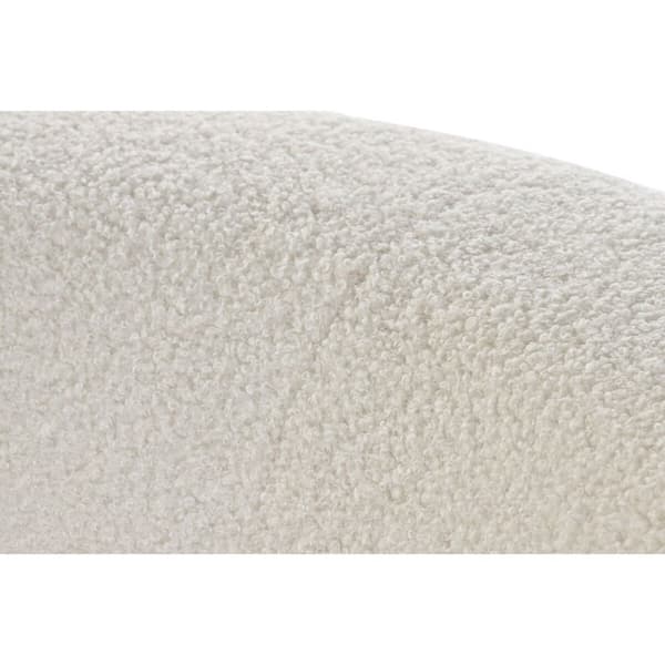 Sohva DKD Home Decor Valkoinen Sinappi Metalli Pilvet Scandi 155 x 75 x 92 cm