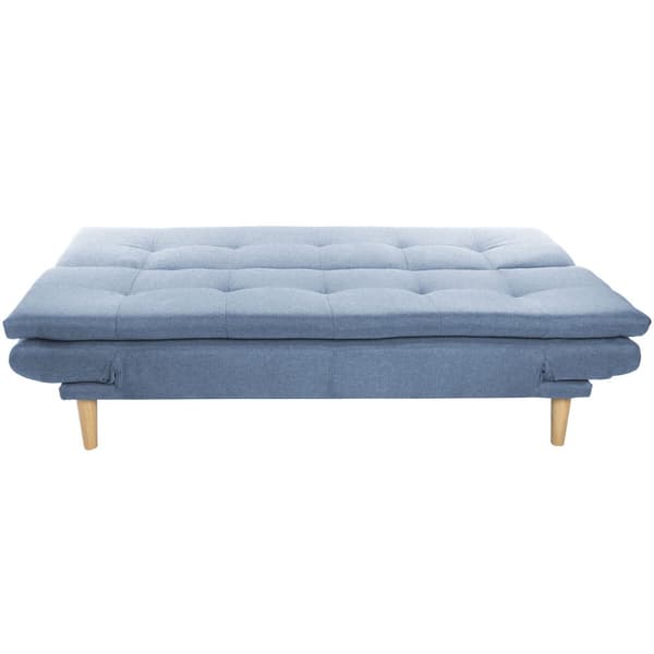 Sohva DKD Home Decor Sininen Taivaansininen Luonnollinen Puu Scandi 180 x 85 x 83 cm
