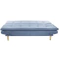 Pikkukuva 2 / 2: Sohva DKD Home Decor Sininen Taivaansininen Luonnollinen Puu Scandi 180 x 85 x 83 cm