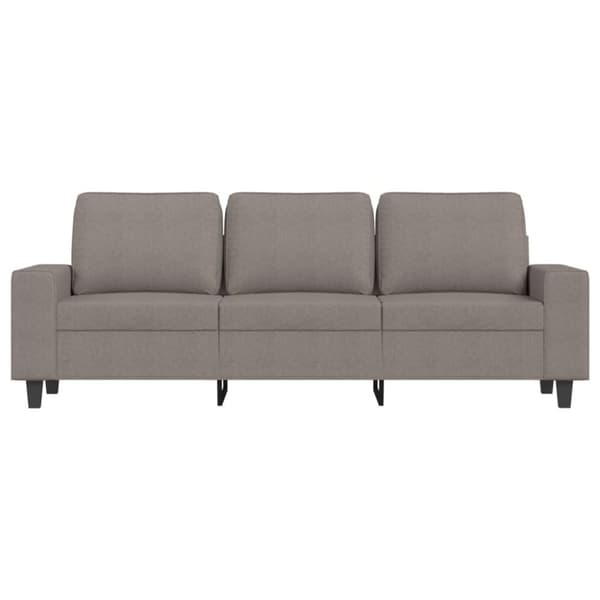 3-istuttava sohva jalkineella, taupe, 180 cm, kangas