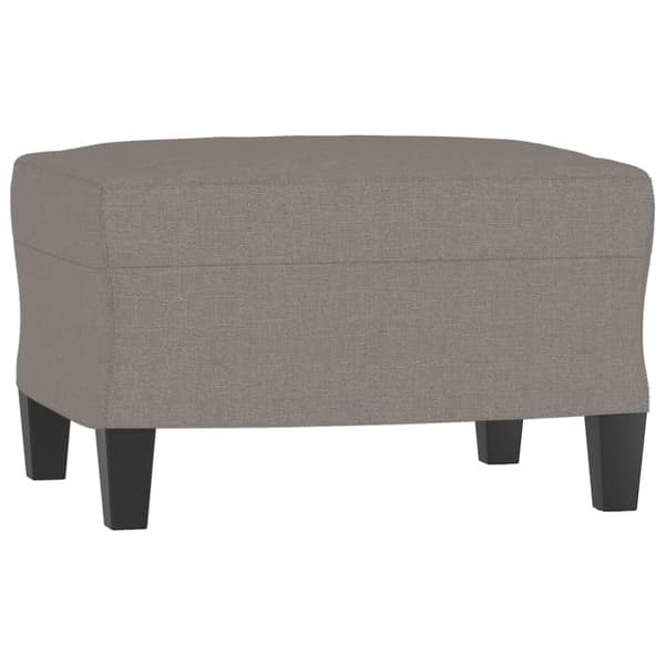 3-istuttava sohva jalkineella, taupe, 180 cm, kangas