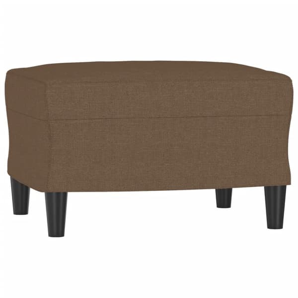 sofasæt 4 dele med puder stof brun