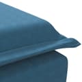 Miniatyrbild 8 av 10: Massageschäslong med bolster blå sammet
