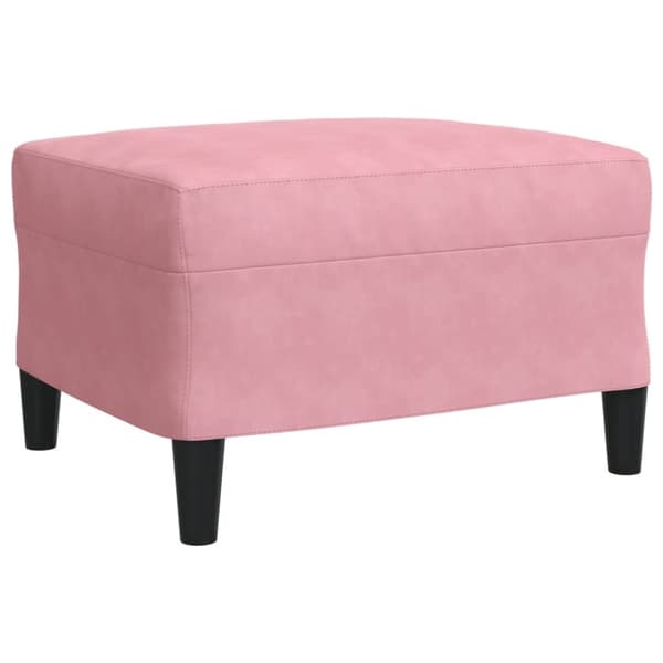 Soffgrupp med dynor och bolster 4 delar rosa sammet