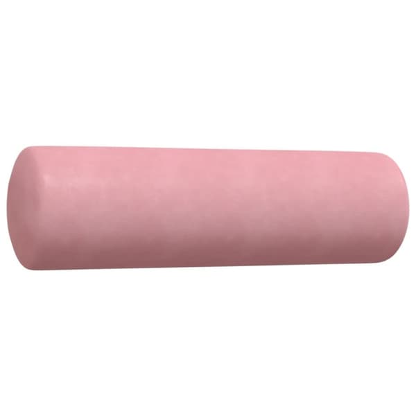Soffgrupp med dynor och bolster 4 delar rosa sammet