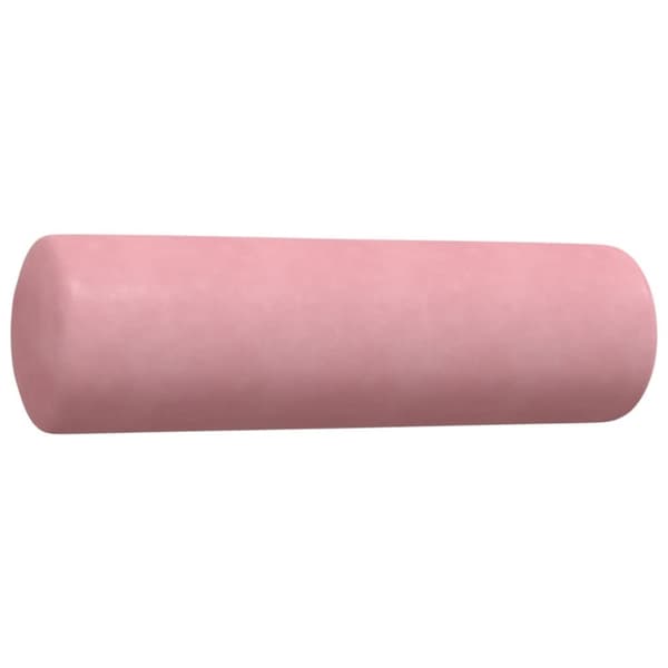Soffgrupp med dynor och bolster 2 delar rosa sammet