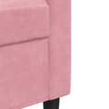 Pikkukuva 7 / 10: Soffgrupp med dynor och bolster 2 delar rosa sammet