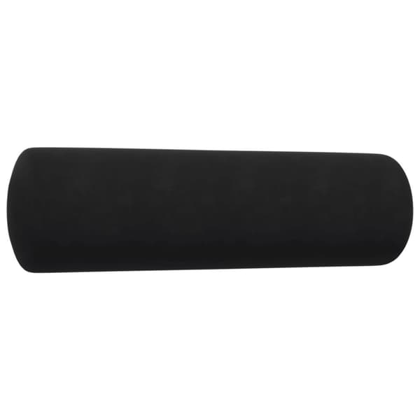 Soffgrupp med dynor och bolster 3 delar svart sammet